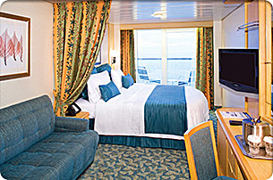 Ocean View Balcony: 2D